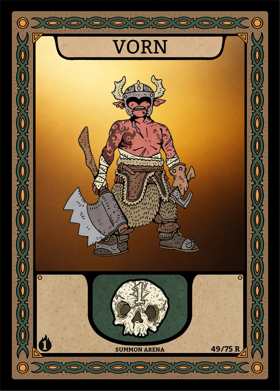 Vorn — a Summon Arena card